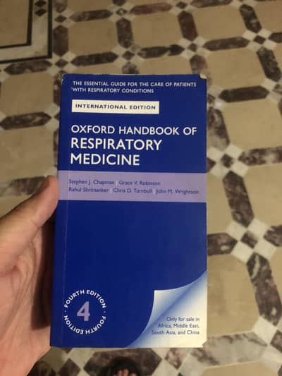 Oxford Handbook of Respiratory Medicine 4th Edition