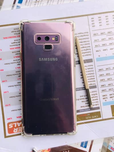 sumsung noye 9 dual sim pacth oproved ha  6 gb 128 gb