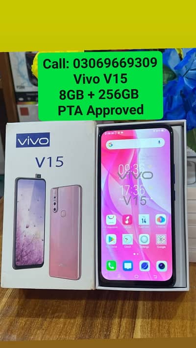 Vivo V15 Pop-up Camra PTA Approved 64GB Room With Warranty With Box