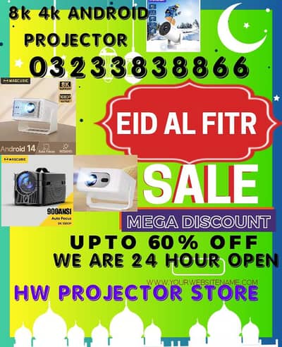 FULL HD MULIYMEDIA 4K 8K ANDROID ORIGINAL PROJECTOR SMART HOME CINEMA