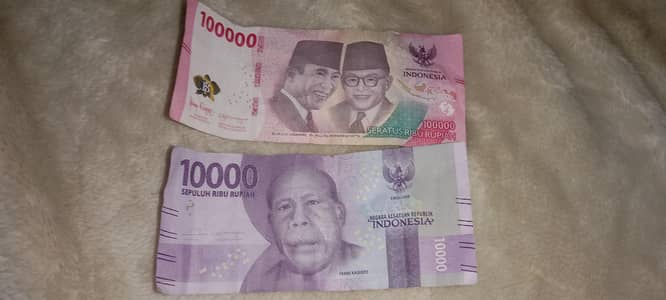 Indonatioan ribu rupiah 110000 into prk 2500
