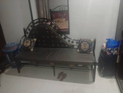 five seater iron sofa