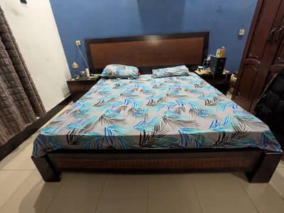 Bed Set, Side Tables and Dressing