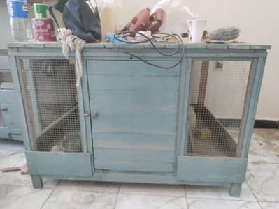 solid wood cage for sale like new