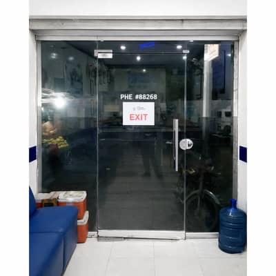 Office Glass Door for Sale – Heavy Tempered Glass Door