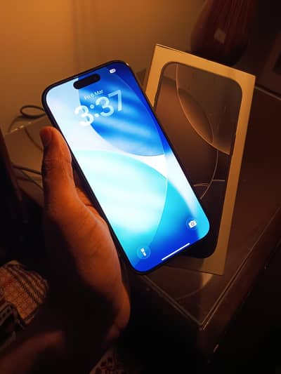 Iphone 16 pro with complete box 128gb non pta