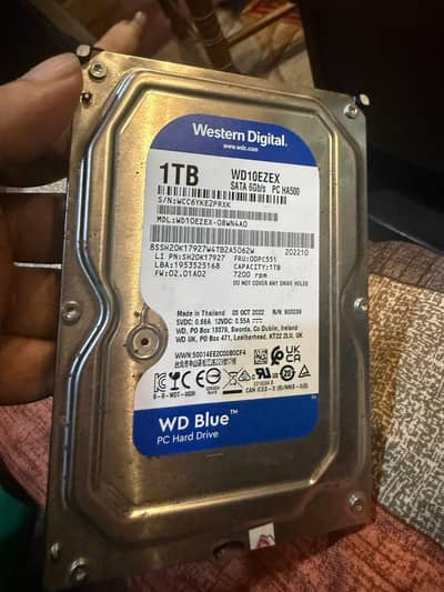 wd 1 tb hard drive