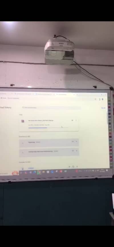 Interactive Smart Board Used