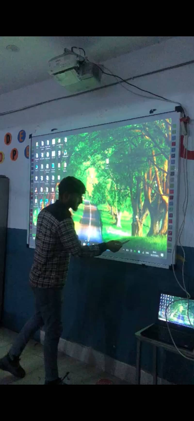 Interactive Smart Board Used 3