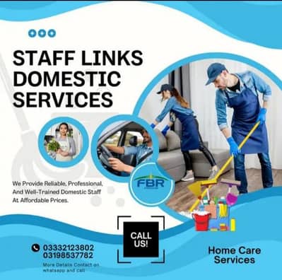House Maid, Babysitter, Patient Care, Nurse Staff, Driver, Maids, Cook