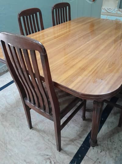 dining table with chairs
