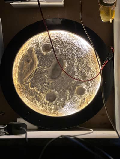 decorative circular wall light