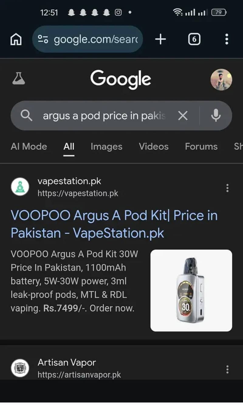Voopoo Argus 5