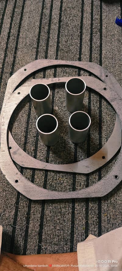 JVC 12 inch speaker cover and air tight pure silver  made in USA