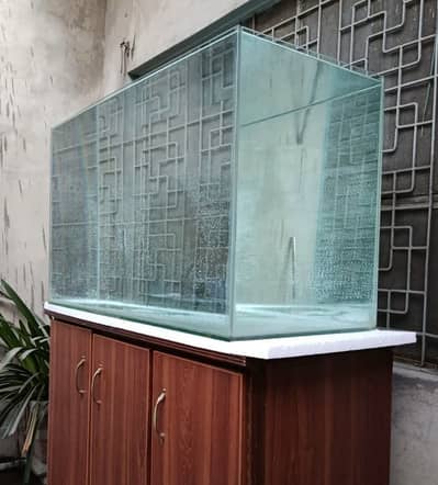 3.5ft Aquarium glass box only