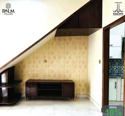4 Marla brand new lower portion available for rent in palm villas jubilee Town Lahore