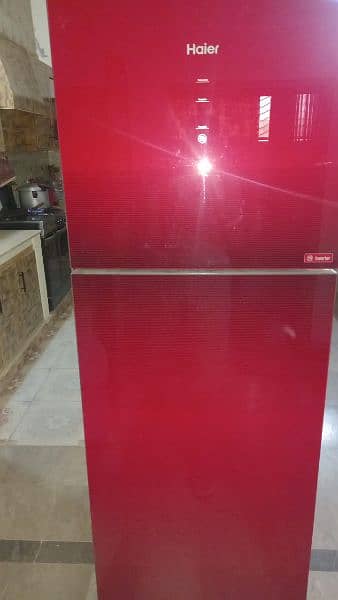 Haier Refrigerator medium size double door fridge all ok 0328/3978/756