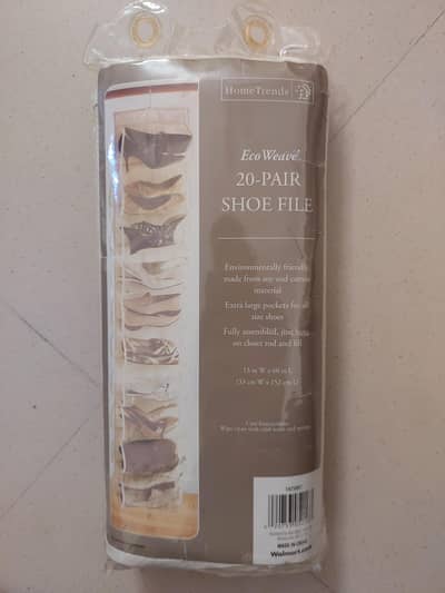 Shoe Storage Hanger for 20 pairs As shown