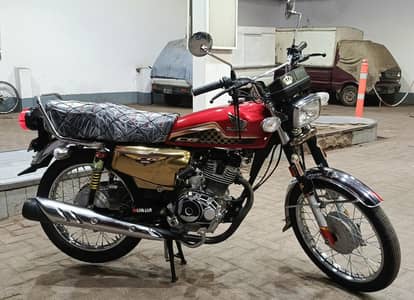 HONDA CG 125 MODEL 2024 SPECIAL EDITION GOLDEN