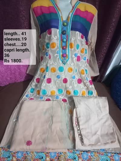 3 pc stitch new dresses for sale.