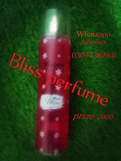 Bliss Perfume call 03074382931.