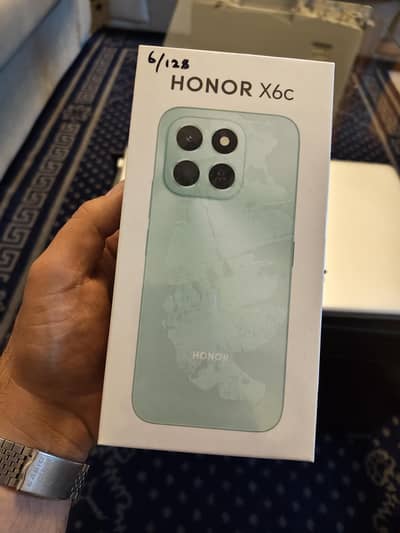 Honor X6c 6/128 Brand New Packed White