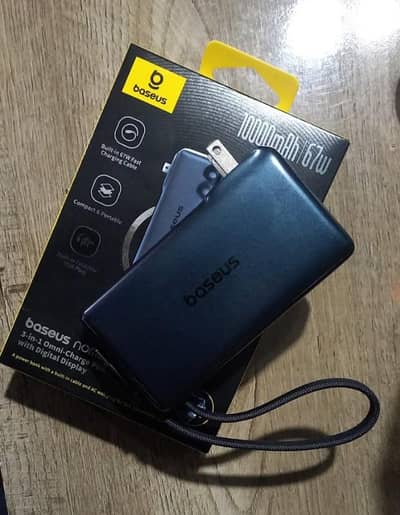 Baseus Nomos NT11 Omni Charge Digital Display Power Bank 10000mAh 67W