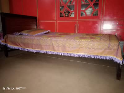 bed and mattress