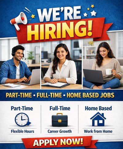 Part Time-Full Time-Office Work and Online Work Available