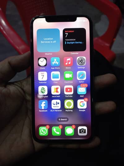Iphone X 256 gb  32k PTA approved