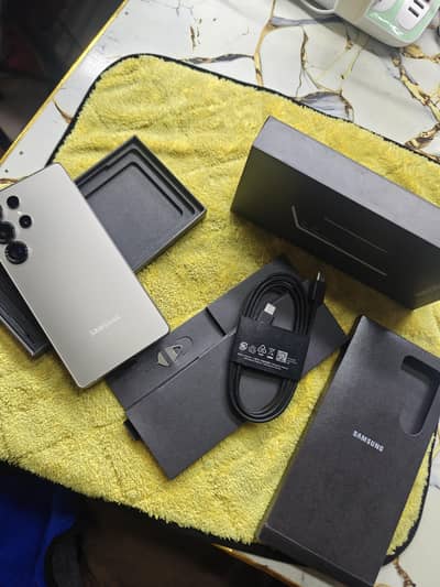 Samsung S25 ultra approved box open just