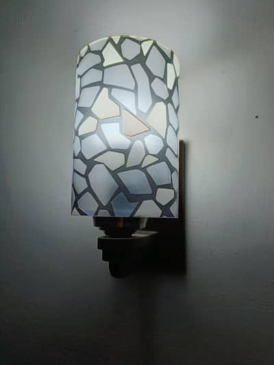 Wall light lamp wooden