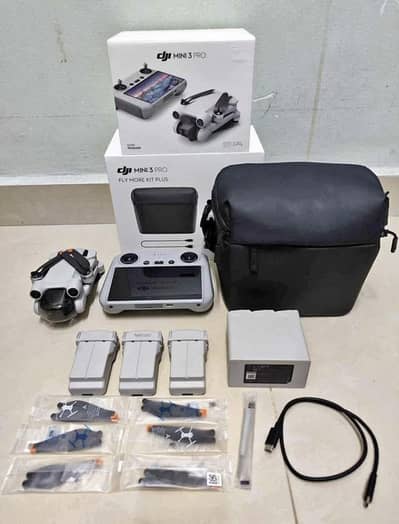 Drone DJI Mini 3 Pro Combo packing Connect wtp no