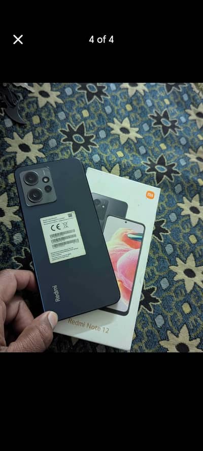Xiaomi note 12 complete box officially approved