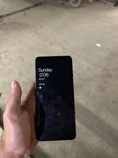 one plus 7T pro 8/128 only back crack total original argent sale