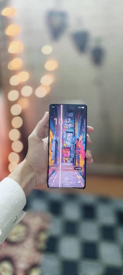 INFINIX HOT 50 PRO PLUS WITH BOX ONLY 1 LINE IN DISPLAY