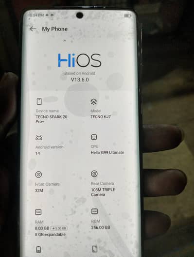 Tecno Sprak 20pro Plus