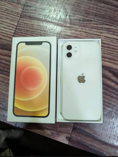 iPhone 12 PTA 93 256Gb BH 10/10 Condition with Original Box Cable