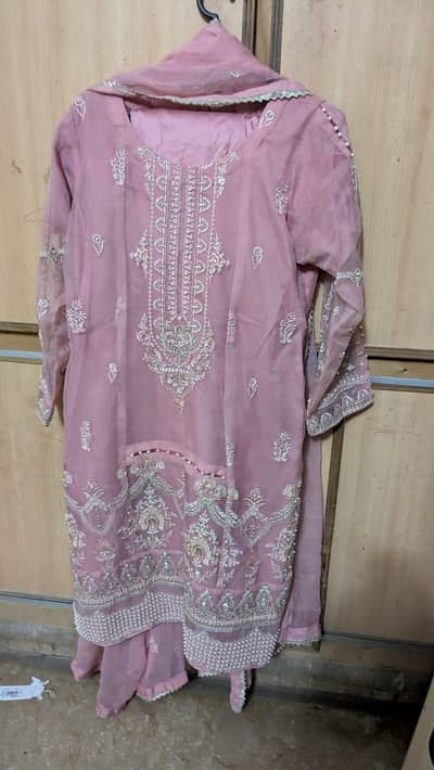 j. festive tea pink 3 piece suit