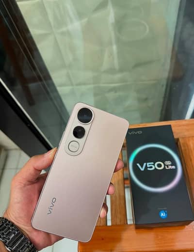 Vivo V50 Lite 5g 12/256 Complete Box Urgent Sale Connect Wtp No