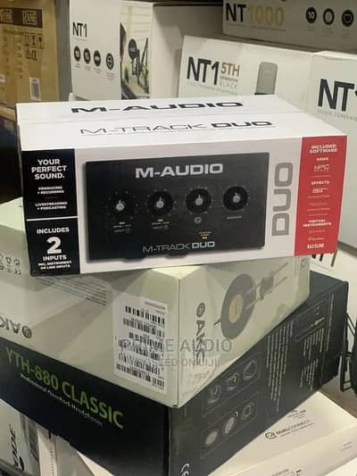MAudio MTrack Duo box opened