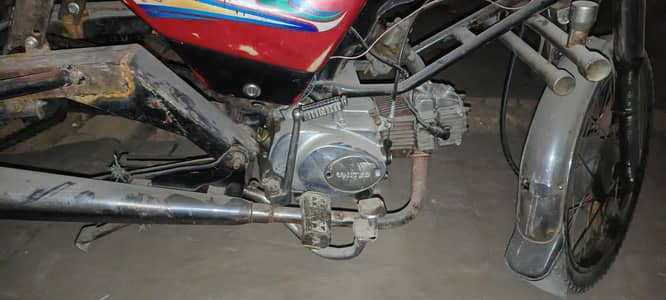 loader rikshaw with united bike