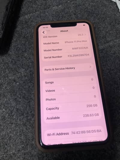 Iphone 11 pro Max, Dual sim physical, 256 Gb PTA approved