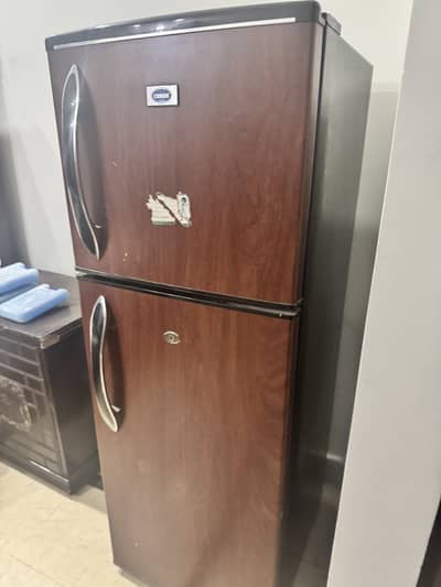 Beautiful wooden colour Fridge available for sale