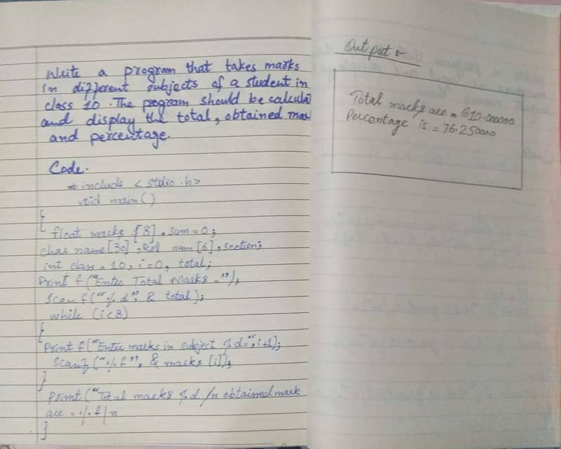 Practical Notebooks Handwritten Checked  Intermediate 11