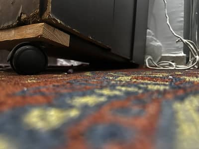 Iron Table with safes