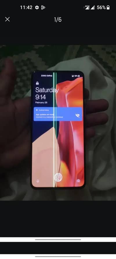 One Plus 9 dual sim  5G all sim working 8/128 just Line no any fault