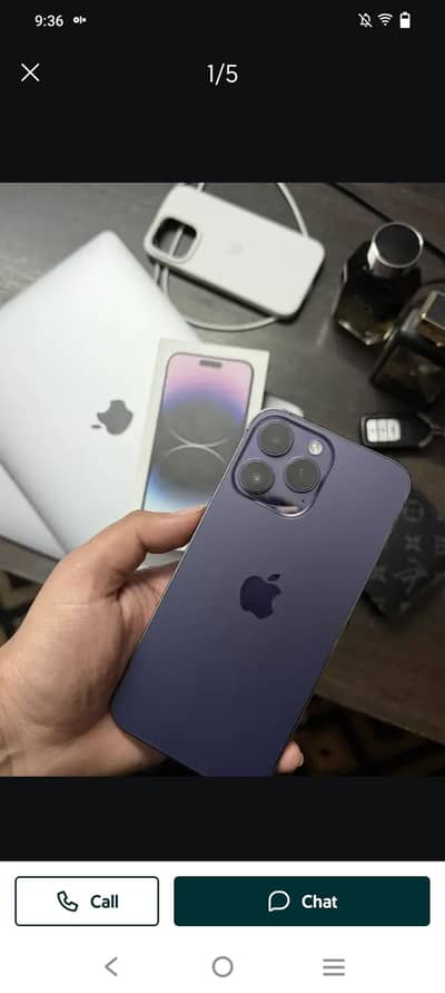 apple i phone 14 pro max PTA 256GB What's 03227586498
