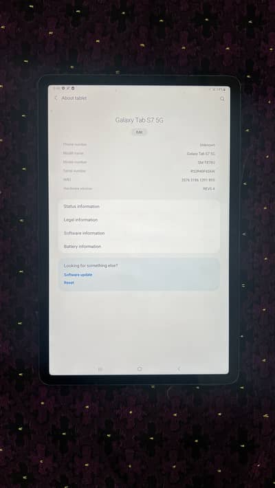 Galaxy tab s7 5G