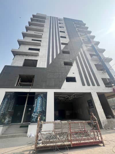 Ready Fully Furnished 1 Bedroom Apartment On Installment For Sale On Main MM Alam Road